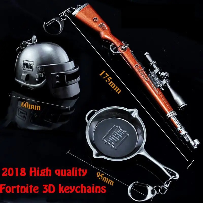 

Battle Royale Toy Pendent 3D H6 Metal Hammer Axe AWM Weapon Key Chain Battlefield FPS Game Keychain Boy Men Jewelry