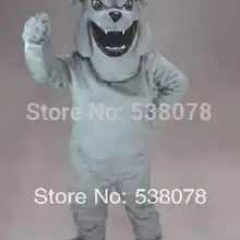 Серый костюм талисмана с колючим бульдогом для взрослых, Размер животных, маскот, костюм маскота, костюм для школьной сцены, вечерние карнавальные костюмы SW701