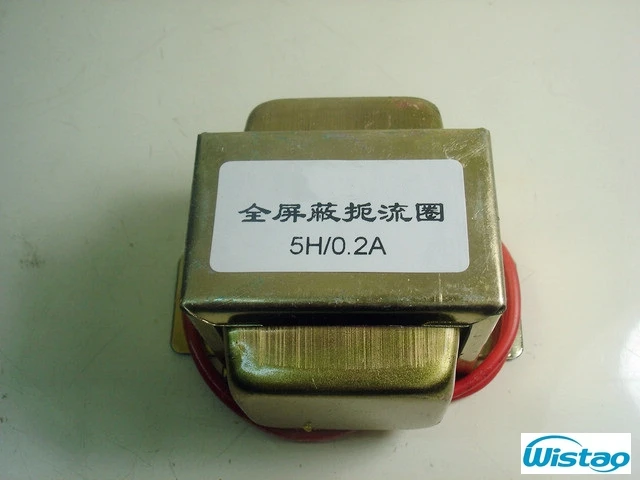 Tube Amp Choke Coil All Shielded Chokes for Vacuum Tube Preamplifier Headphone Amps Filter 5H 0 2A Audio HIFI DIY