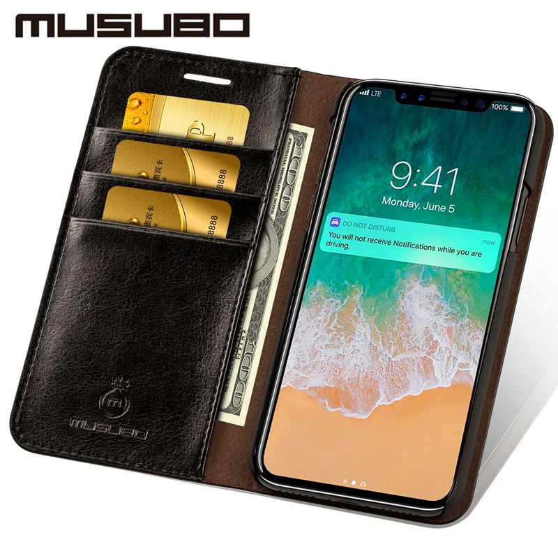 Musubo кожаные чехлы для iphone 11 Pro XS MAX Роскошный кошелек сумка телефона чехол x 8 Plus 7 6s 6