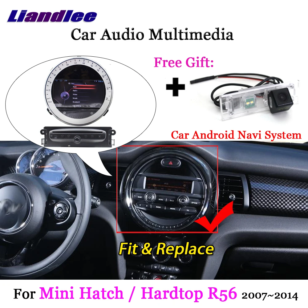 Liandlee для BMW Mini Hatch/Hardtop R56 2007~ Android Радио Стерео Carplay камера ТВ BT gps карта Navi навигация Мультимедиа