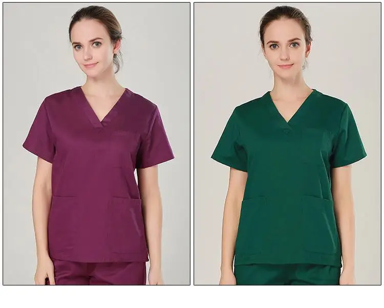 Новая мода медицинский костюм для лаборатории пальто для женщин БОЛЬНИЦА скраб униформы дизайн в обтяжку дышащая медицинская форма