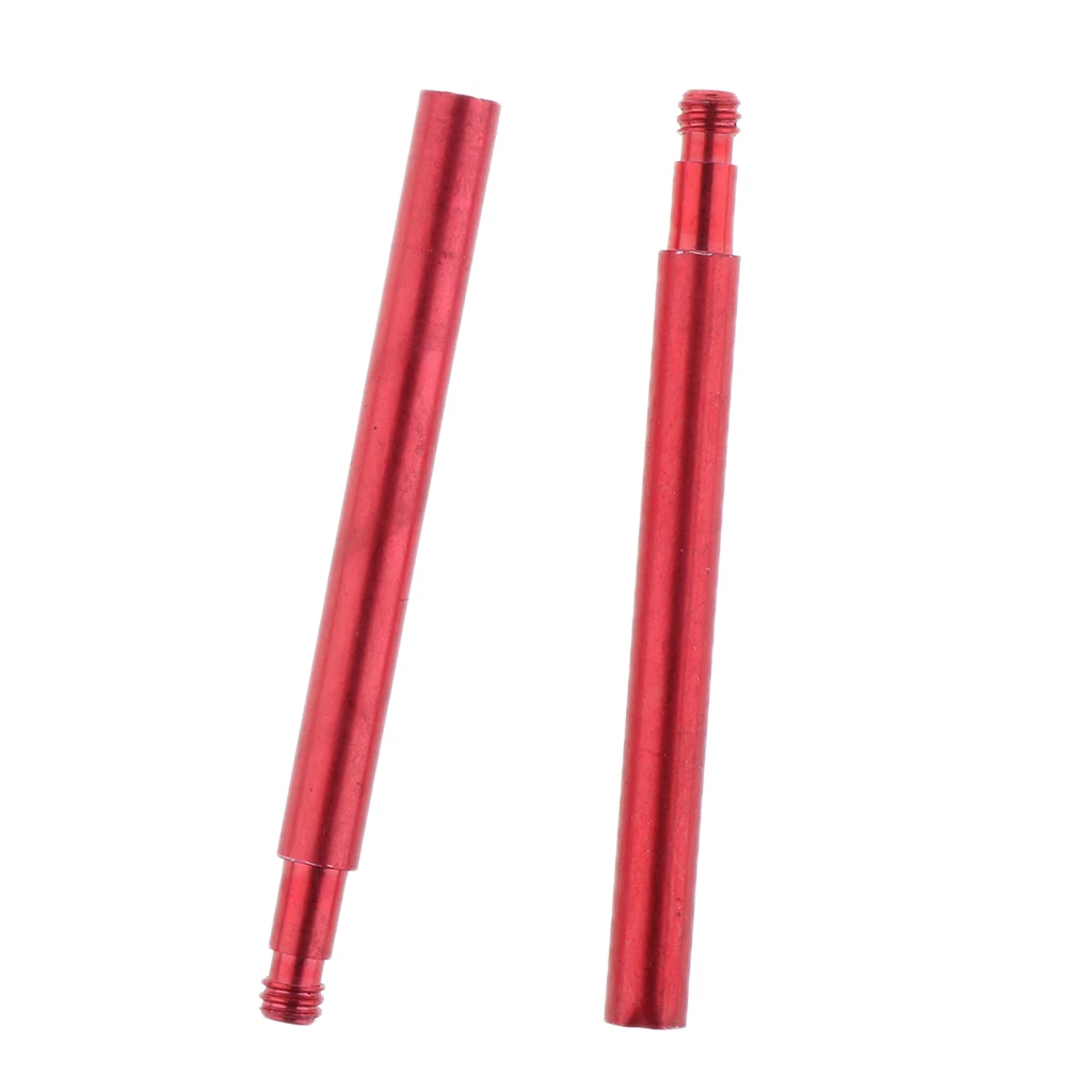 2pcs Bike Bicycle 70mm 2.76'' Alloy Presta Valve Extender French-Valve Adapter Extension Tube Accessories
