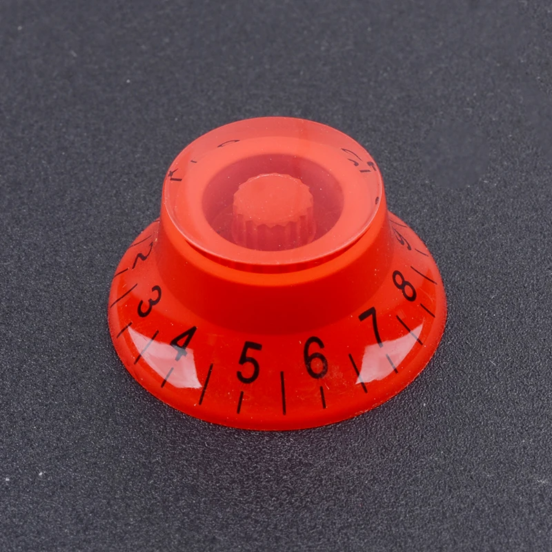 Red with Black x50 50 шт./компл. гитары Скорость ручки звук тон Управление для LP SG Электрический Аксессуары для гитары ra Замена - Цвет: Red with Black x50