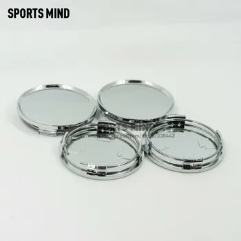 

4 X 63MM Plastic No Logo Wheel Hub Cover Auto Car Wheel Center Hub Cap Stylish Hard Wearing Replacement Dust Cover