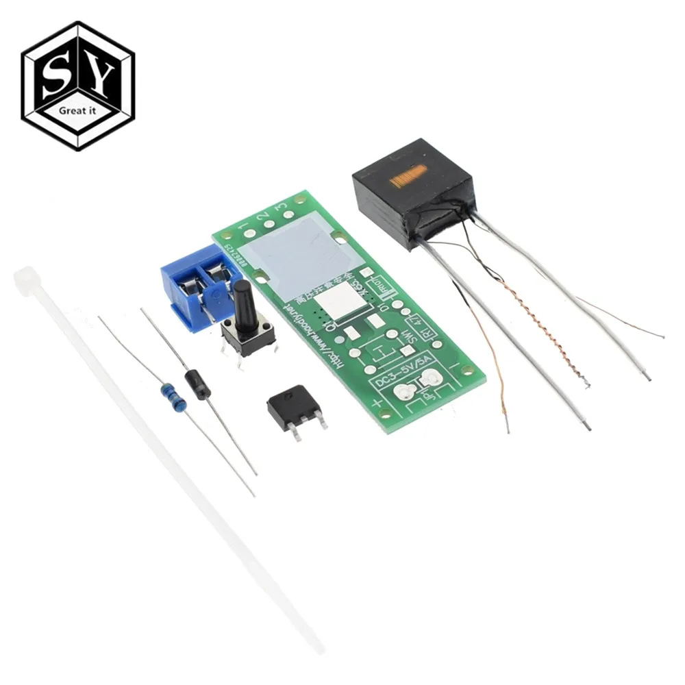 

HV-1 High Voltage Generator Arc Ignition DIY Kit Arc Generator Arc Cigarette Igniter Kit DIY High Voltage Module DC 3-5V Lighter