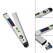 400 мм/16 дюймов 0~ 225 градусов Профессиональный инфракрасный транспортир цифровой дисплей угломер электронный лазерный спиртовой уровень