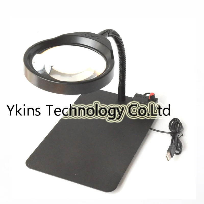 USB Desktop magnifier 3X 5X 8X 10X magnifying glass table machine 36