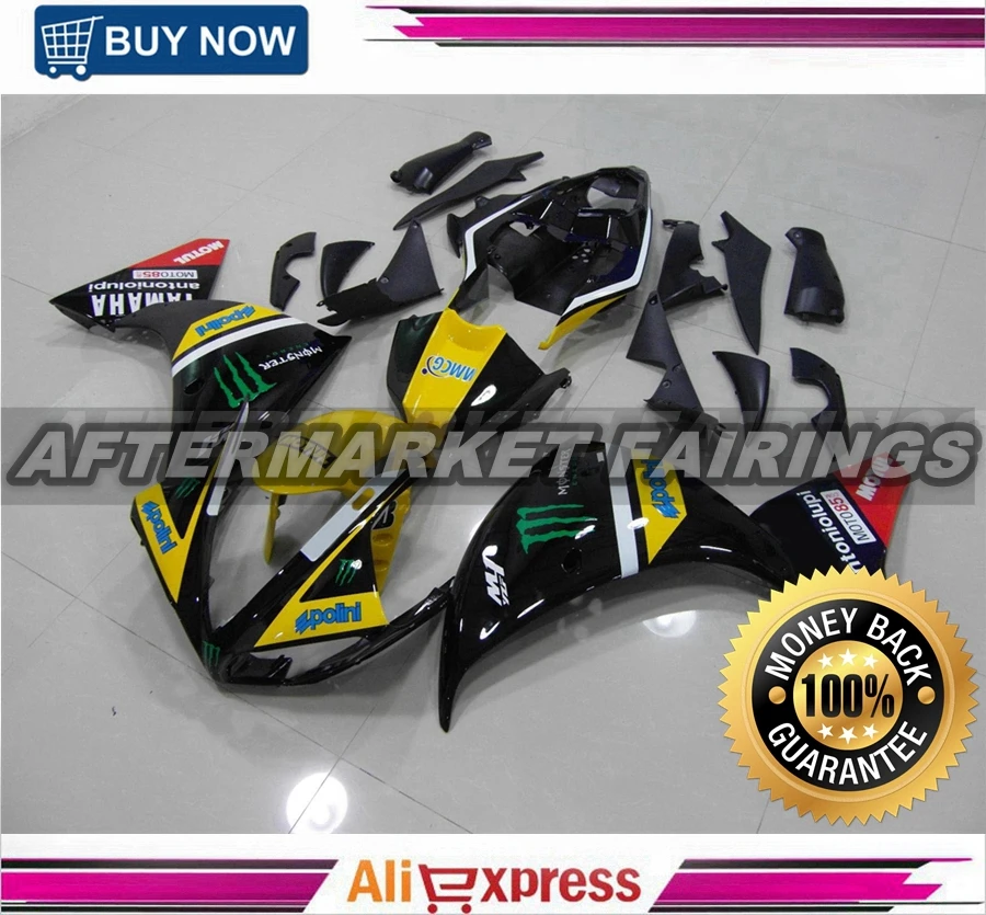Advanced ABS raw material 2011 YZF R1 Fairings for Yamaha Bike with free shipping