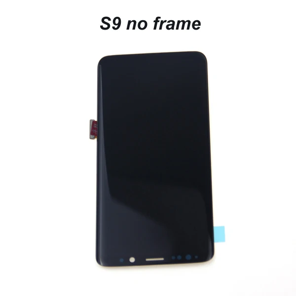 Супер Amoled дисплей для SAMSUNG Galaxy s9 g960 s9+ s9 plus g965 ЖК дигитайзер сенсорный экран с рамкой - Цвет: S9 No Frame