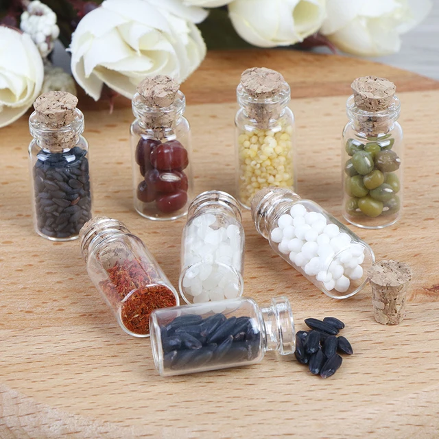 4/5Pcs 1:12 dollhouse miniature Mini Seasoning food bottle furniture toy match for dollhouse families collectible Gift 2019 2