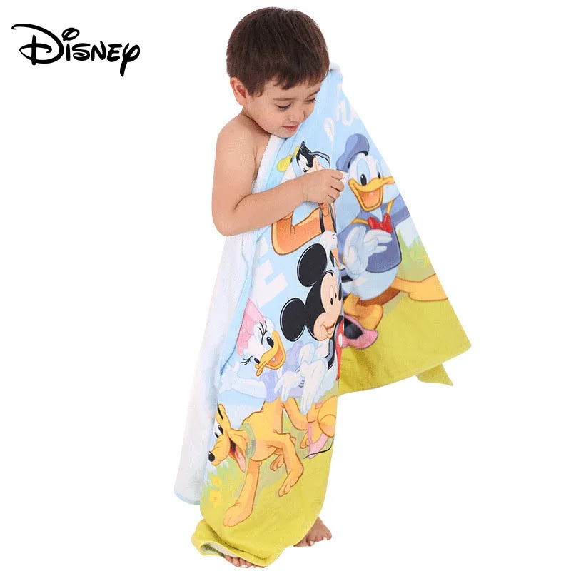 Disney хлопок марли Большое банное полотенце 70*140 см ребенка комфорт банное полотенце