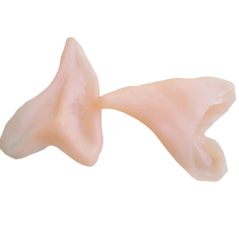 1pair Latex Fairy Pixie Elf Ears Cosplay Accessories Halloween Party Soft Pointed Prosthetic Tips Ear | Дом и сад