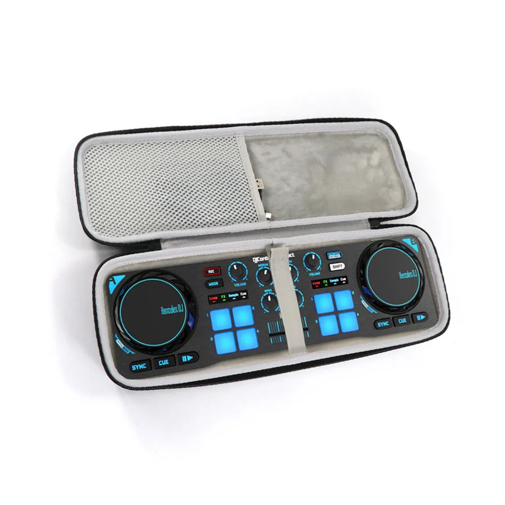 Новейший Жесткий EVA Дорожный Чехол для Pioneer Hercules DJ управление компактный портативный DJ управление Лер черный чехол сумка коробка