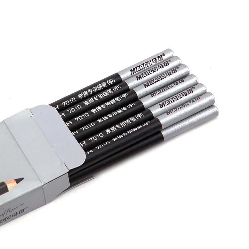 Марко 12 шт./кор. ремесленные карандаши нетоксичный Набор деревянных карандашей