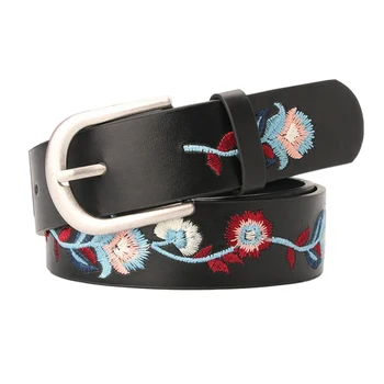 

Fahion Embroidery Belts for Women Elegant Flower Waistband for Jeans Corset Belts for Women's Dress Accessories