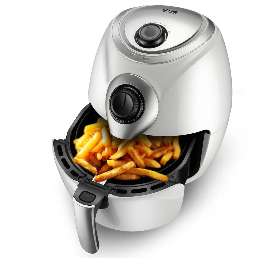 220V 2.6L Electric Deep Fryer Household Air Fryer Oil Free And Smokeless Intelligent French Fries Machine 220V 2.6L Electric Deep Fryer Household Air Fryer Oil Free And Smokeless Intelligent French Fries Machine