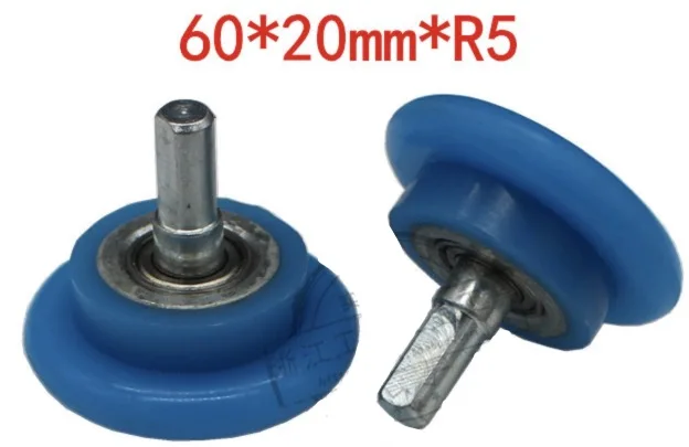 

4pcs/lot Woodworking machine accessories Bearing feed wheel R circular arc silicon rubber wheel