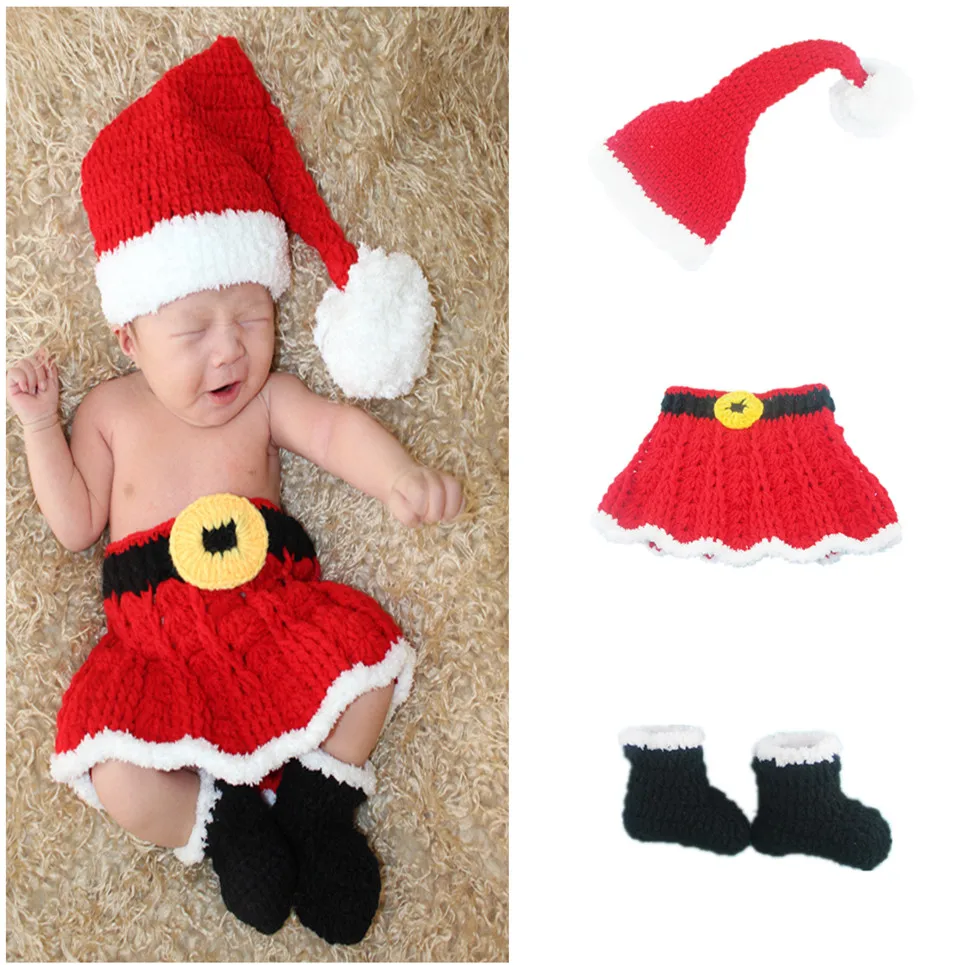 Spanish Christmas Party Kids Girls Ruffles Dress Outfits Infant Red Tartan Xams