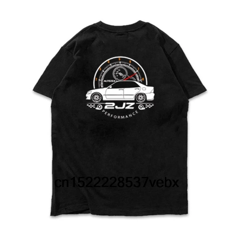 

Popular Fashion Altezza Is200 2jz Gte Drift Modified Car Shirt Short Sleeve Street Style High Quality Cotton Shirt