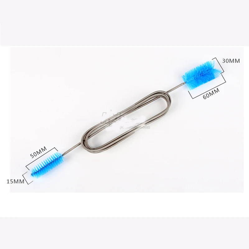 Нейлоновая щетка для очистки труб длина 155 см аквариума фильтр насос шланг синяя