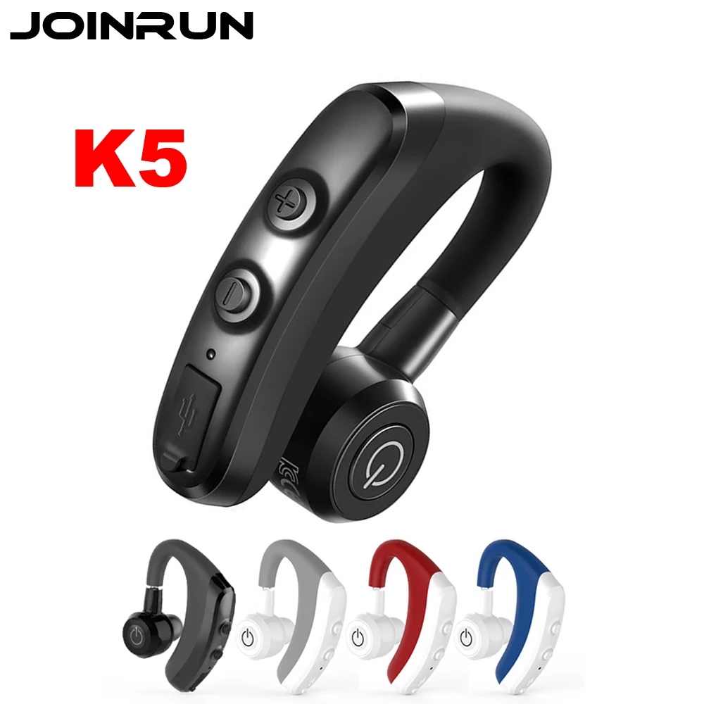 Joinrun K5 Bluetooth 4 1 наушники гарнитура с микрофоном для iphone / Xiaomi /huawei бесплатная