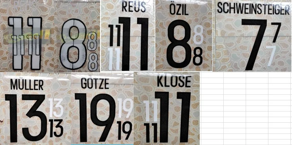 2016 Германия Швейцарский осил REUS MULLER KROOS GOTZE нашивка значок | Дом и сад