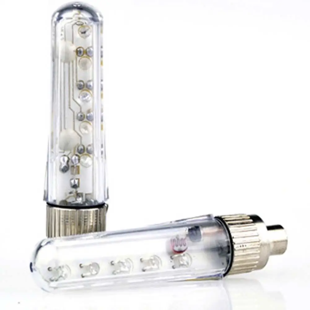 2 шт. 5 Led вспышка клапан колпачок свет велосипед мотоцикл автомобиль шина для
