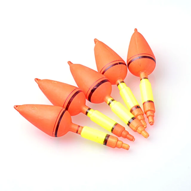 Bright Orange Plastic Fishing Float Bobbers Ball Floating Float Big Belly  Sea Rock Fishing 4 Sizes