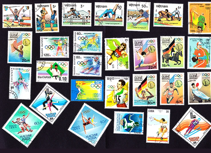 Sports stamps. Sport Briefmarke.