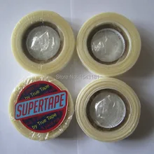 Профессиональный 1 см* 3 см посвященный рулона сильного двусторонняя клейкая лента для волосы, удлиняющая накладка на волосы удлинитель