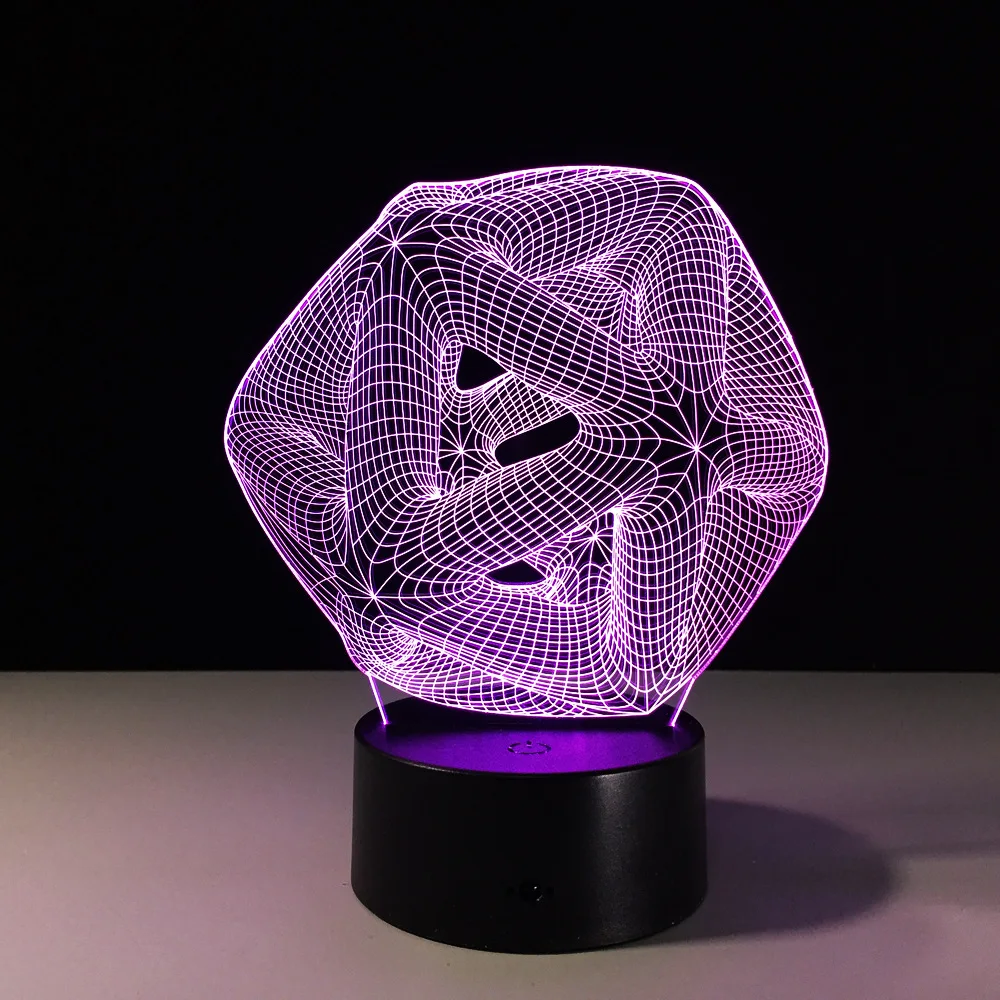 Bedroom Night Light Table Lamp 3D Lampe LED Home veilleuse Bedroom Night Light Table Lamp 3D Lampe LED Home veilleuse