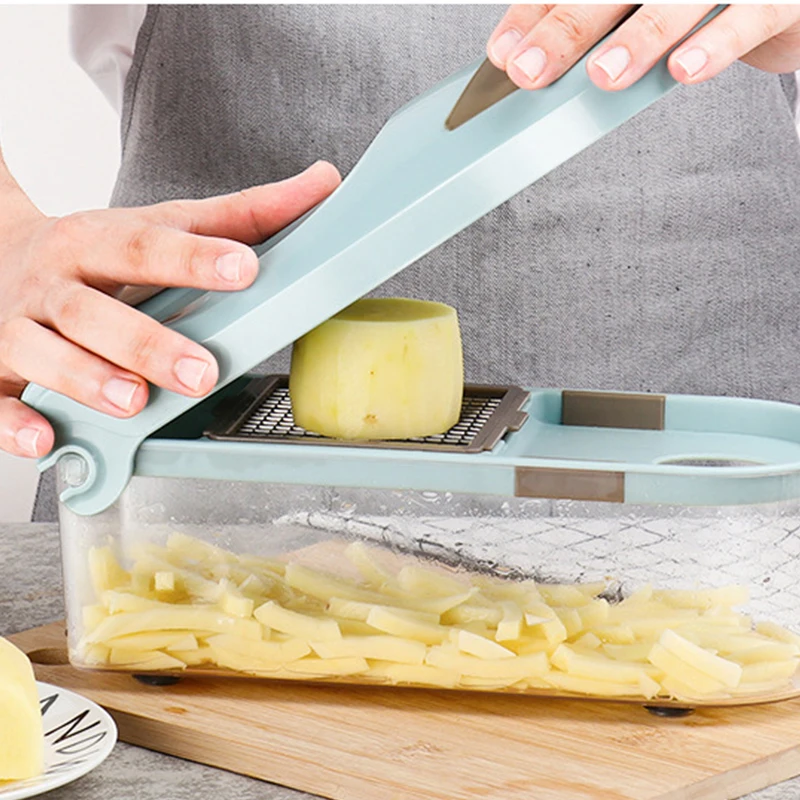 

5 In 1 Creative Multifunction Vegetable Grater Carrot Slicers Potato Onion Dicer Kitchen Gadget Fruit Vegetable Tools h4