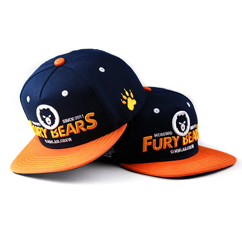 nuovo-2017-unisex-di-alta-qualita-fury-bears-berretto-da-baseball-di-snapback-casual-gay-protezione-di-modo-orso-zampa-hip-hop-circonferenza-del-cappello-57-62-centimetri