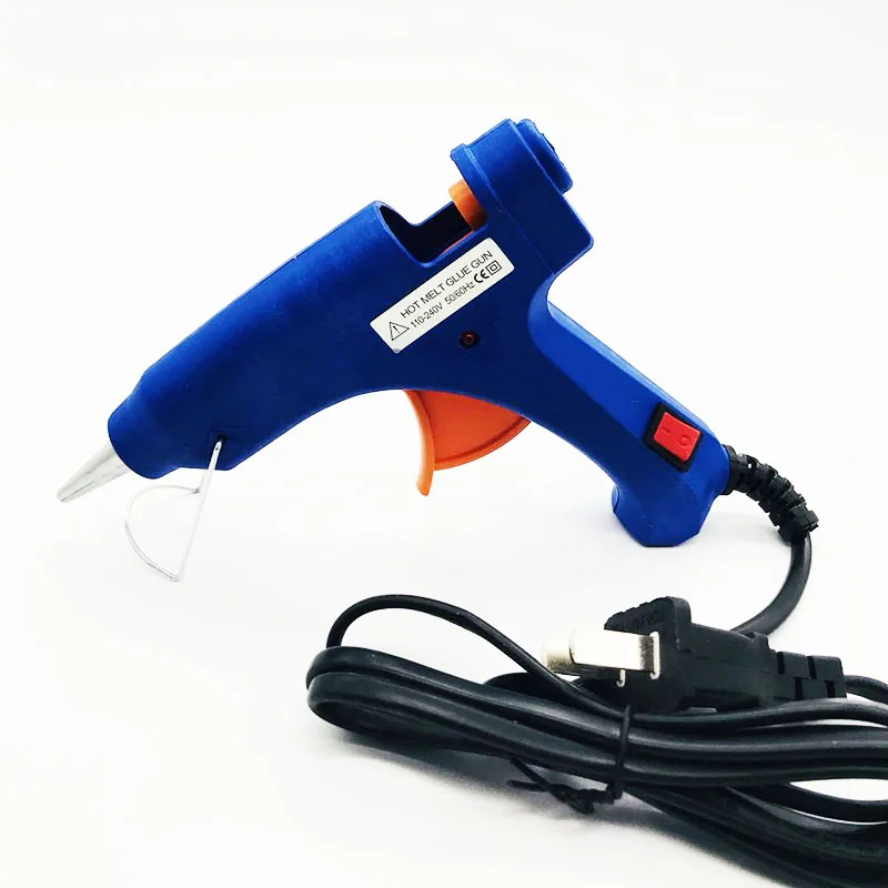 Термоклей пистолет ЕС Plug 20 Вт 100-240 В Отопление высокой Температура плавления клей пистолет комплект электрический инструмент для DIY небольшой поделок