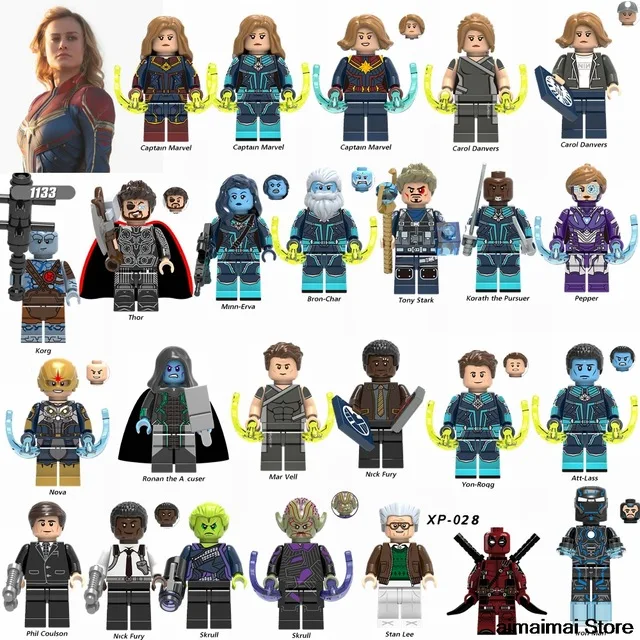 

XH818 Legoing marvel Captain America Avengers 3 Infinity War Super Heroes Action Figure 76101 Attack Building Block Legoings Toy