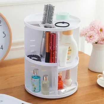 

FS5 360 Degree Rotating Cosmetic Display Spinning Rack Storage Box Makeup sep13