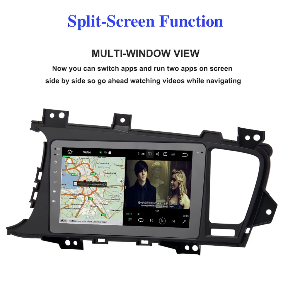 Sale Car 1 din radio android 8.1 GPS Navi for Kia Optima / K5 2011 2012 - 2014 autoradio navigation head unit multimedia wifi BT RDS 1