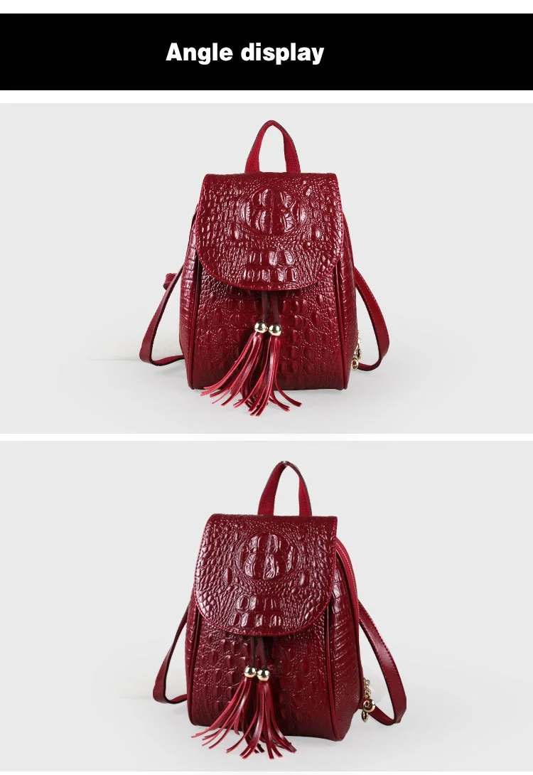 women backpack genuine leather (8)