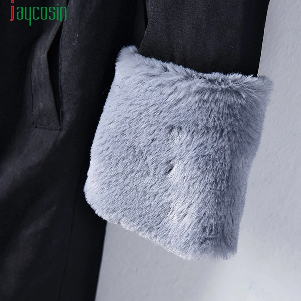 Capuchon Coton b g h Mode Chaud A i Veste À c Long Taille N0805 f e La Col Jaycosin Polaire Luxe De Outwear d Plus Fourrure Femelle 2018 Fq4406C