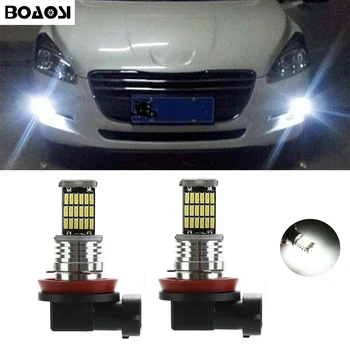 

BOAOSI 2x Led H8 H11 Car Fog Driving Lamp Light Bulb For Peugeot 301 2013-2014 Peugeot 3008 2011-2013 Peugeot 407 2008