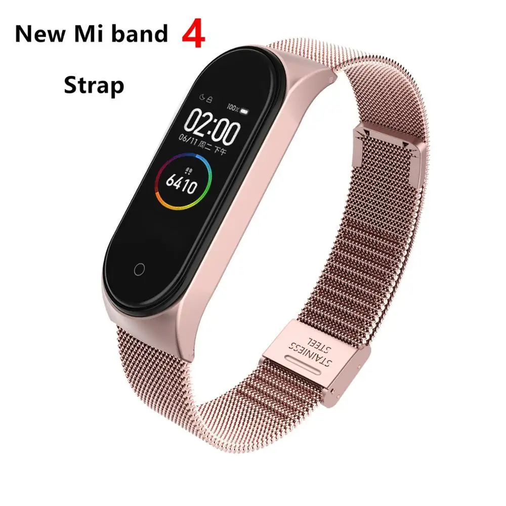 

Mi Band 4 Wrist Strap Metal Screwless Stainless Steel For Xiaomi Mi Band 4 Strap Bracelet Miband 4 Wristbands Pulseira Miband4