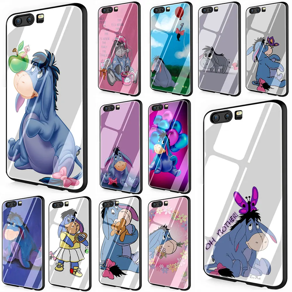 

Baby Eeyore Eeyore Donkey Special Coque Shell Tempered Glass Phone Cover Case For Huawei Mate P 10 20 30 Lite Pro Y9 Honor 8X 7A