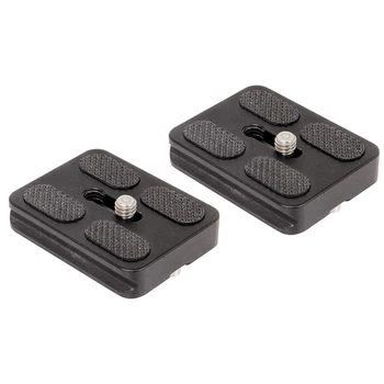 

Set Of 2 Replacement Quick Release Plates For The Mefoto A1350Q1W Roadtrip Travel Tripod Kit