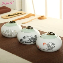Jia-gui luo чайная коробка китайские керамические сушеные фрукты кофе в зернах запечатанные банки коллекция емкость для хранения пищи