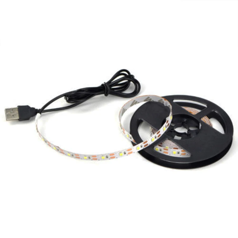 DC5V USB светодиодный светильник 2835 RGB гибкий 1 м 2 3 5 ТВ фоновый ing клейкая лента IP33/IP65