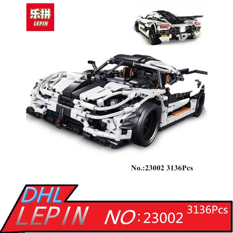 

Lepin 23002 3136Pcs Technic Series The MOC-4789 Changing Racing Car Set Children Educational Building Blocks Brick