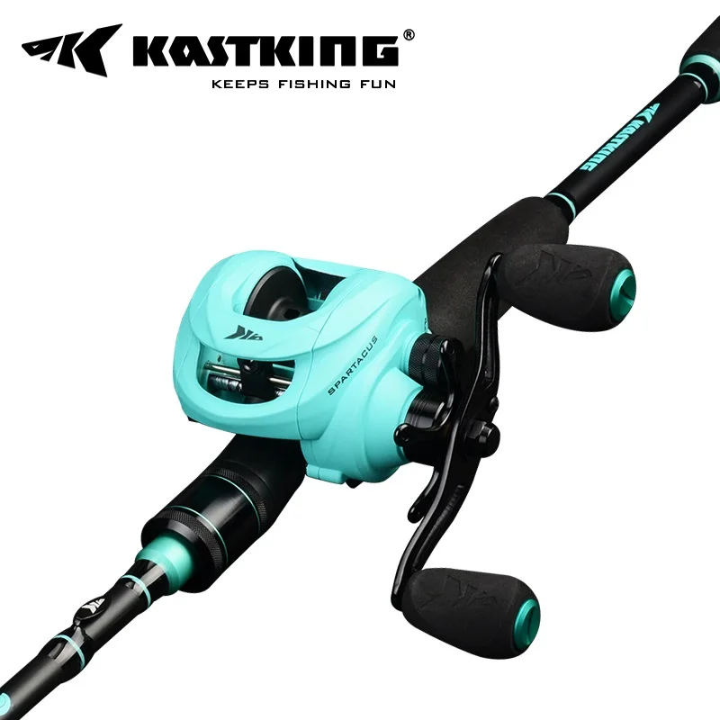 KastKing Spartacus Fishing Reel Rod Combo ( Baitcasting Fishing Reel+Casting Fishing Rod )