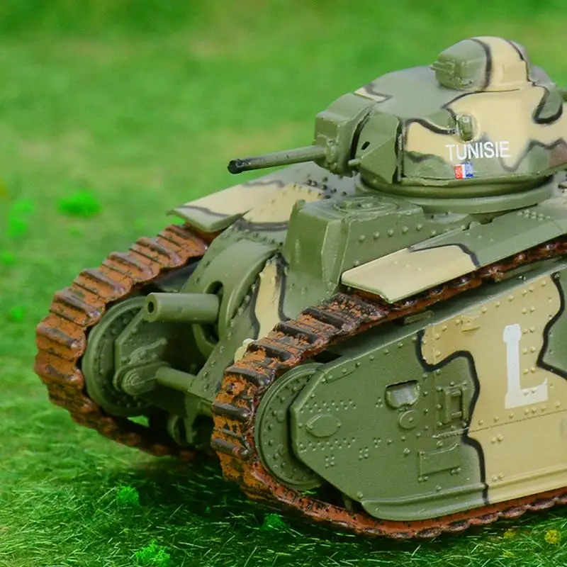 Предварительно построенный 1/72 масштаб Char B1 французский средний танк пробиваемый автомобиль Хобби Коллекционная готовая пластиковая модель