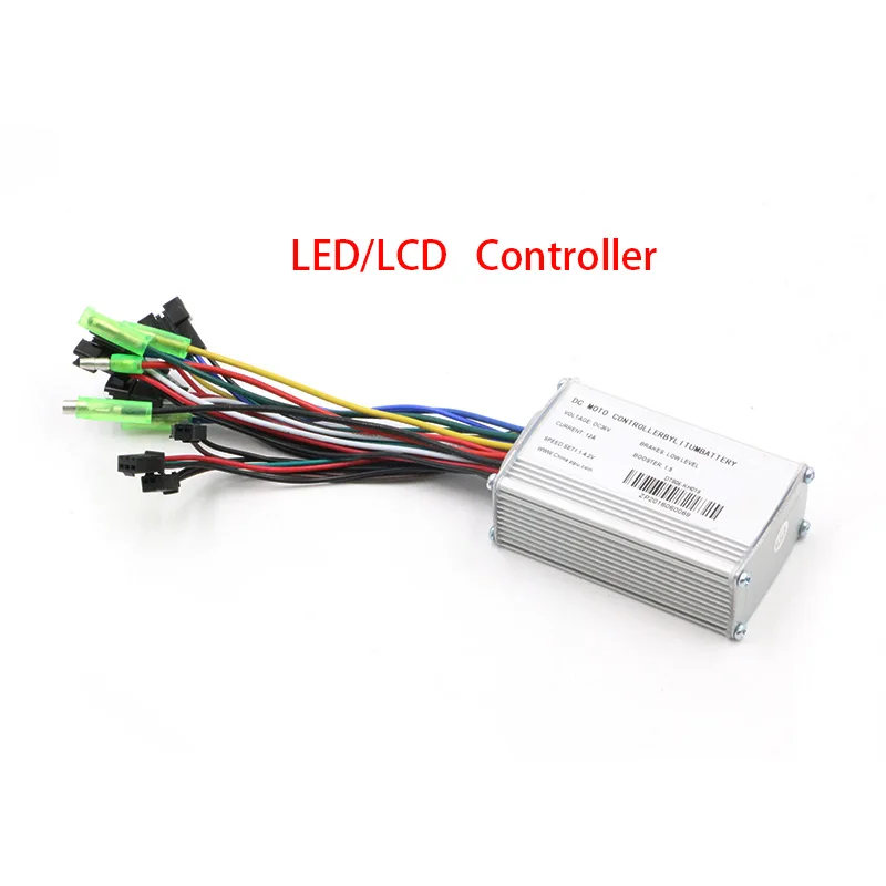 Best 36V 48V 250W Electric Bike Controller Set Sine Wave LED SW900LCD Display Waterproof Cable for Electric Bicycle Ebike Kit Parts 2